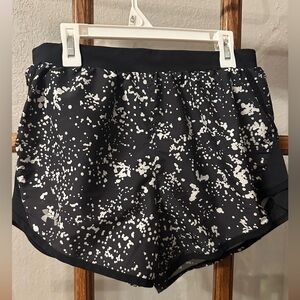 Black and White Under Armor Women's Shorts